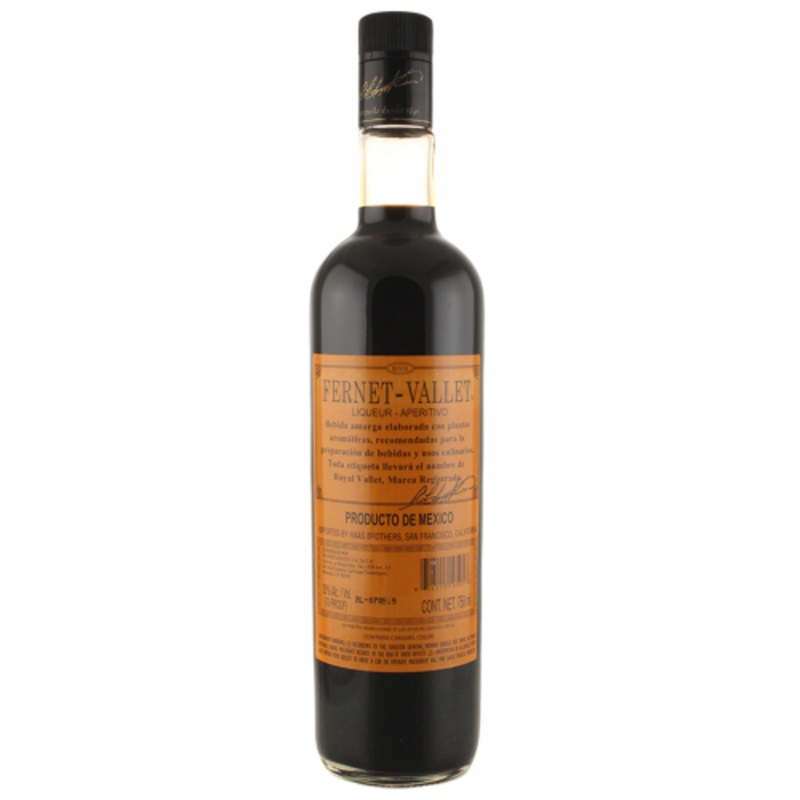 Fernet-Vallet Aperitivo Liqueur (Nv) 750 ml