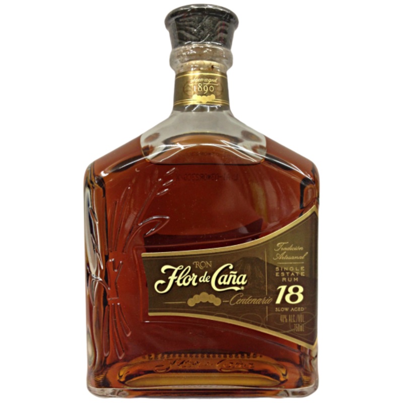 Flor de Cana 18 Year Old Centenario Single Estate Rum 750 ML