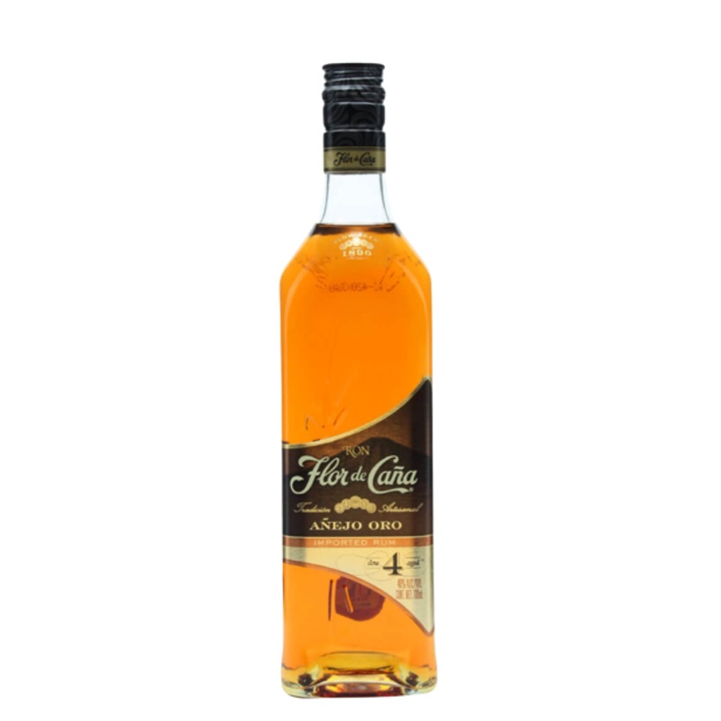 Flor de Cana 4 Year Old Anejo Oro Rum 750 ML