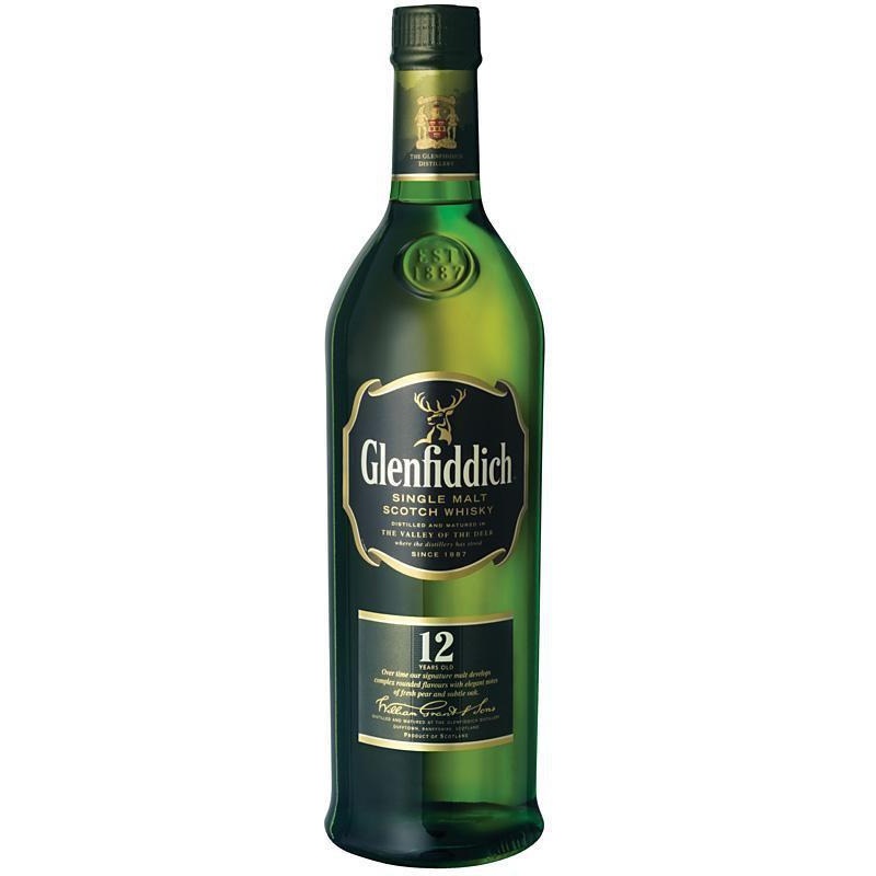 Glenfiddich 12 Years Old Single Malt Scotch Whisky 750 ml