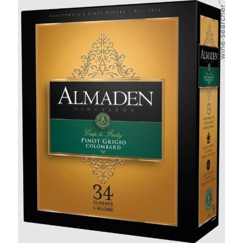 ALMADEN PINOT GRIGIO 5.0L
