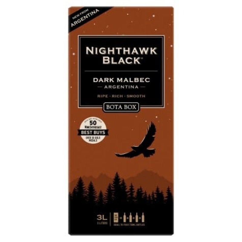 BOTA BOX NIGHTHAWK BLACK DARK MALBEC 3L