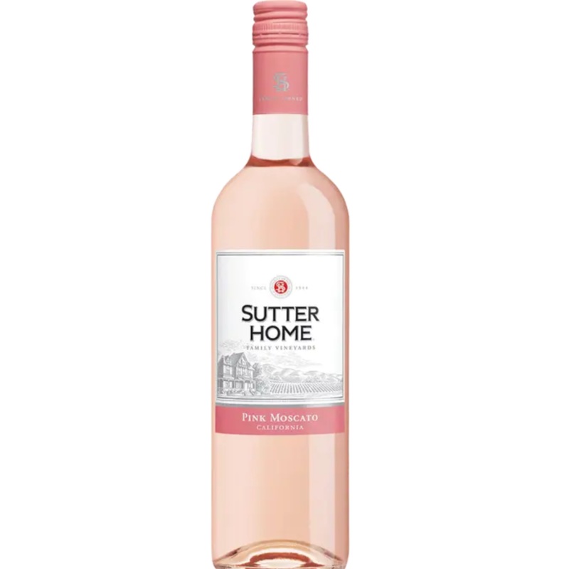 SUTTER HOME 750ML PINK MOSCATO