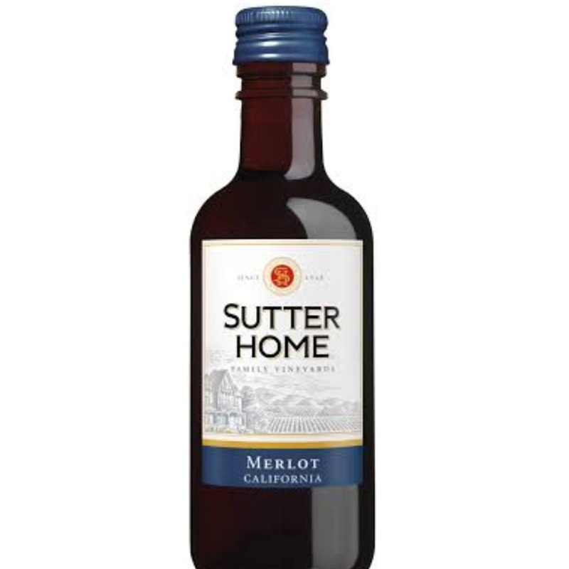 SUTTER HOME 24/187ML MERLOT