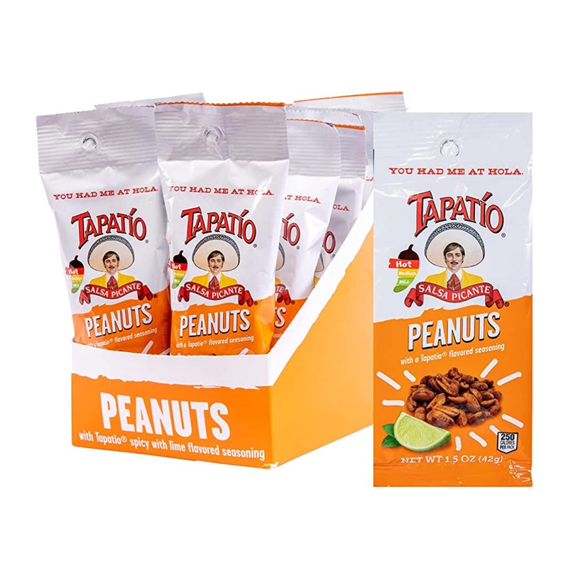 TAPATIO 12/1.5OZ PEANUTS