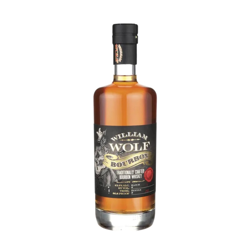 WILLIAM WOLF BRANDS STRAIGHT BOURBON 750ML