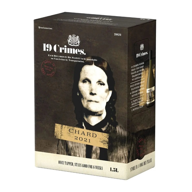 19 Crimes Chard Wine Box, 1.5 L