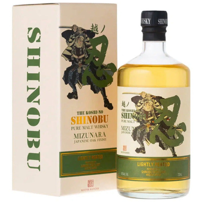 Shinobu Pure Malt Whisky Lightly Peated Mizunara Oak Finish