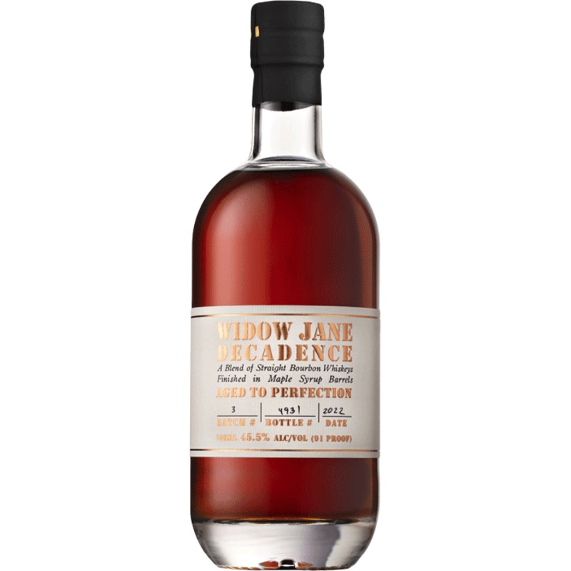 Widow Jane Decadence 2022 Aged To Perfection Straight Bourbon Whiskey