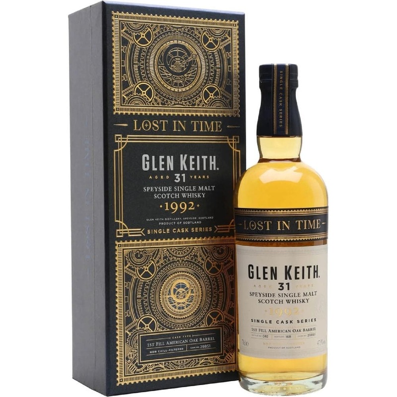 Glen Keith Single Malt Scotch Whiskey Speyside 31 Year 97.8 Proof