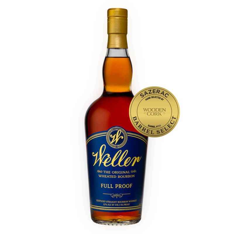 W. L. Weller Full Proof Bourbon Single Barrel Select by Wooden Cork 114 Proof