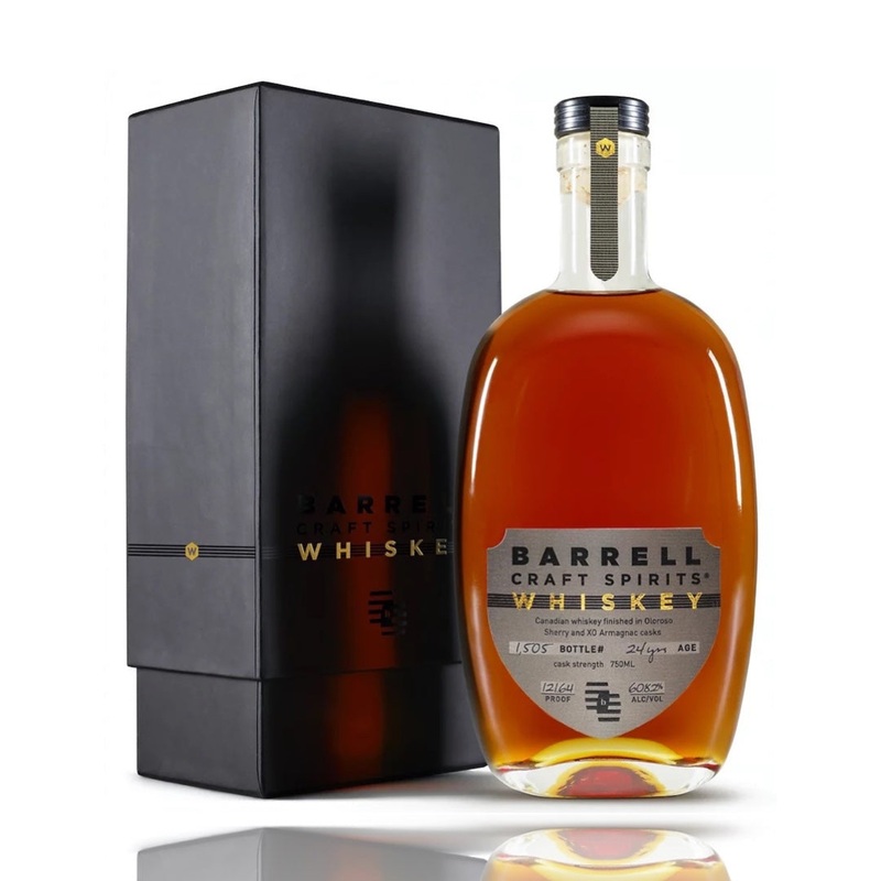 Barrell Craft Spirits 24 Year Old Gray Label Limited Release Oloroso Sherry & XO Armagnac Cask Finish Whiskey 750ml