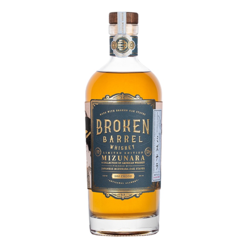 Broken Barrel Mizunara Barrel Aged Whiskey 750ml