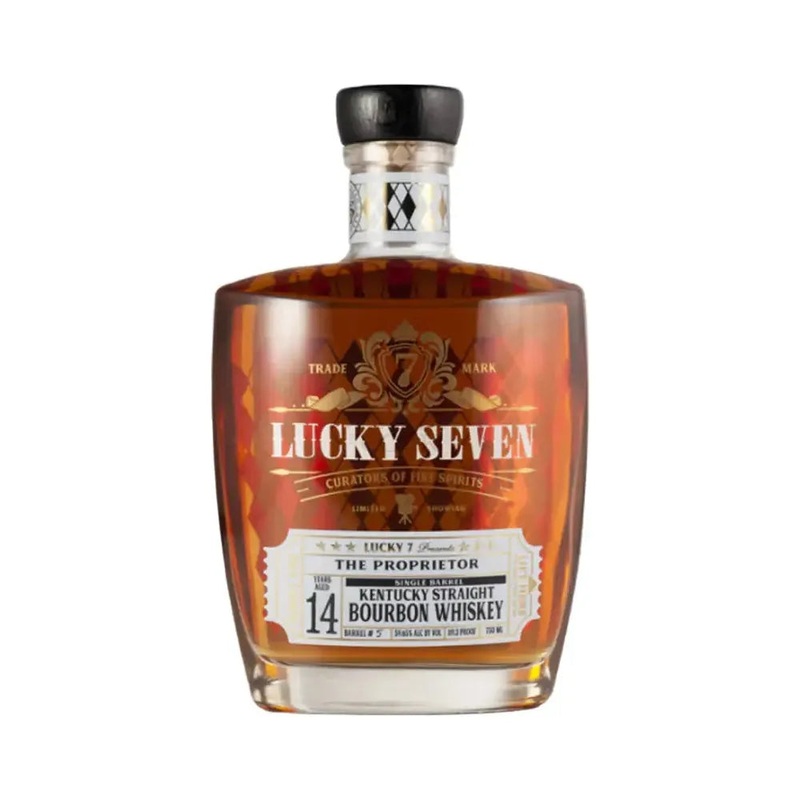 Lucky Seven Spirits The Proprietor 14 Year Single Barrel Bourbon Whiskey 135.5 Proof