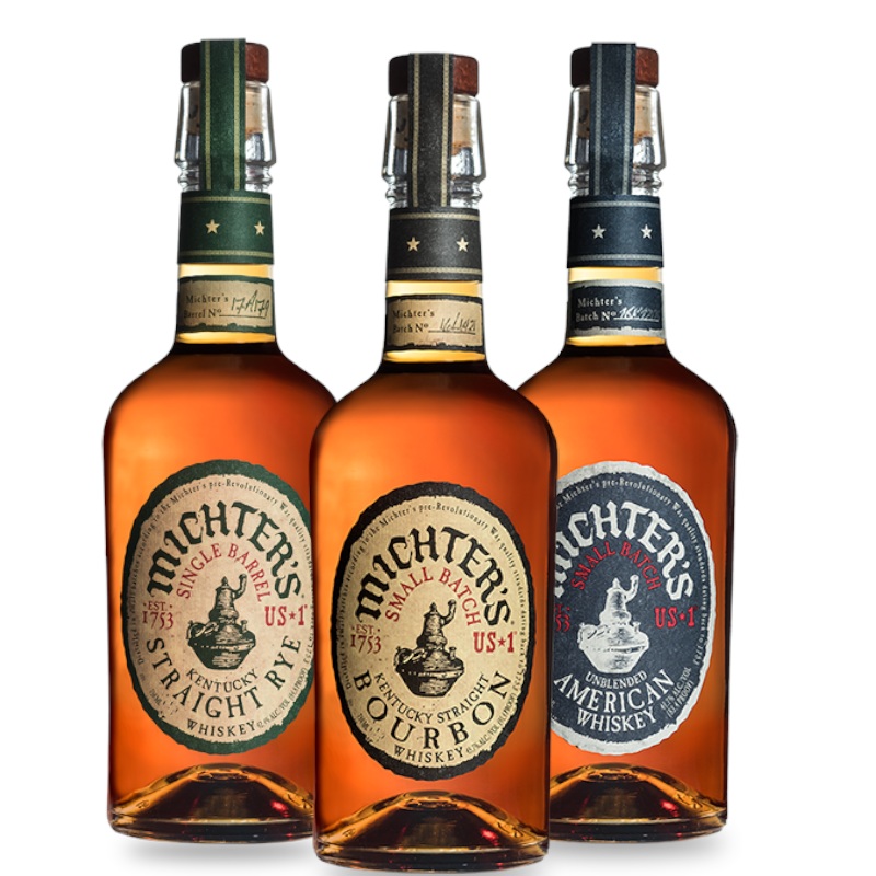Michter's US-1 Bourbon, Rye & American Whiskey Combo Bundle 750ml 3-Pack