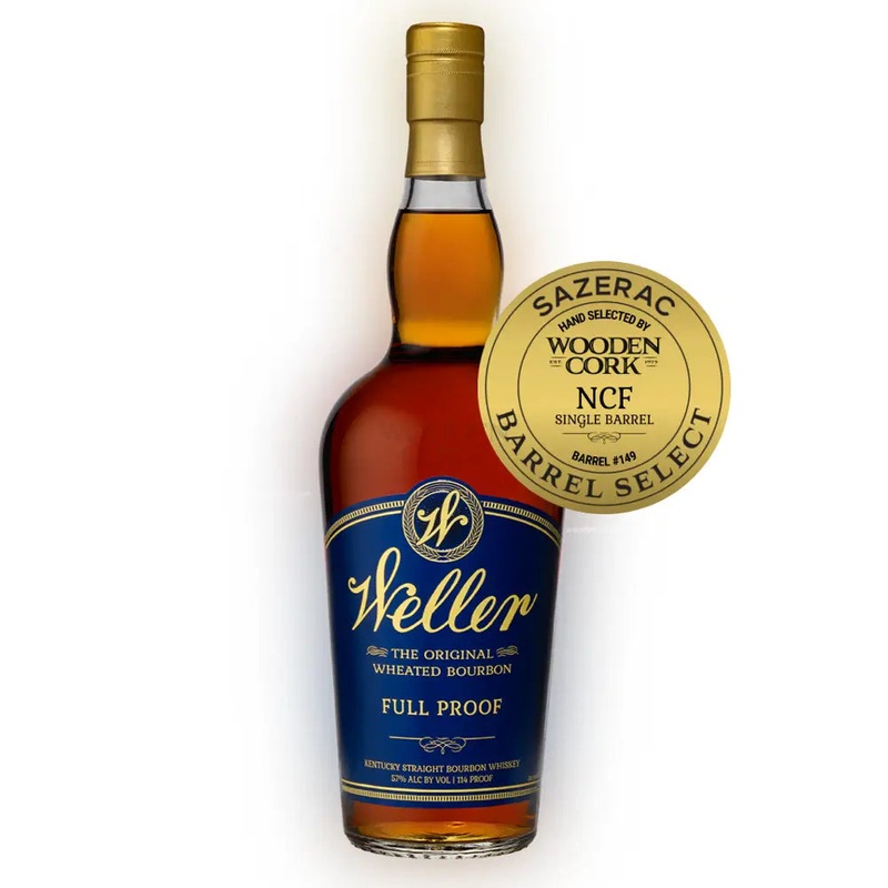 W. L. Weller Full Proof Bourbon Non Chill-Filtered Single Barrel Select #149 by Wooden Cork