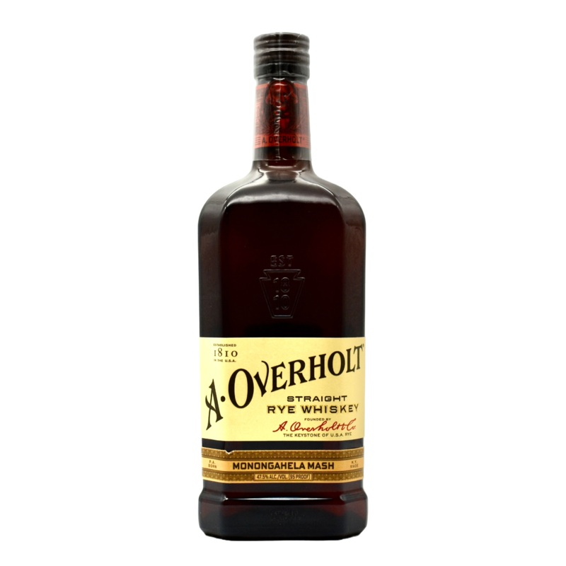 A. Overholt Rye Whiskey Monongahela 750ml