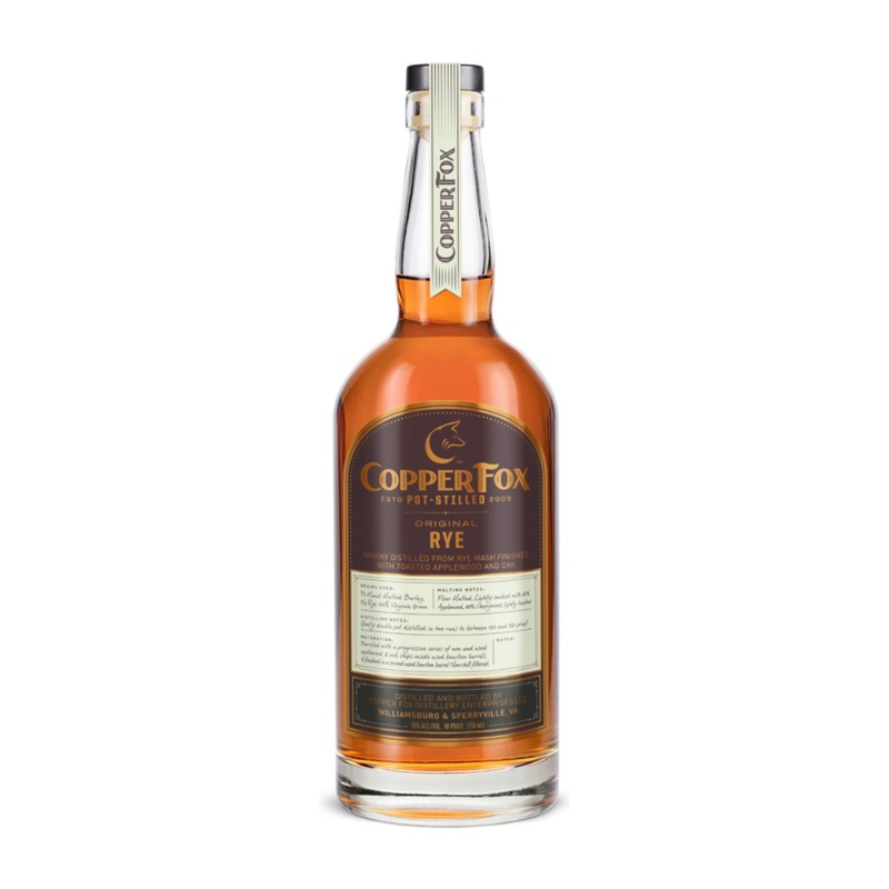 Copper Fox Rye Whisky 750ml