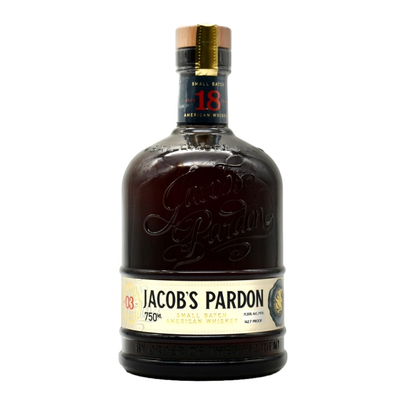 Jacobs Pardon 18Yr Whiskey 142.7pf 750ml [Hazmat]