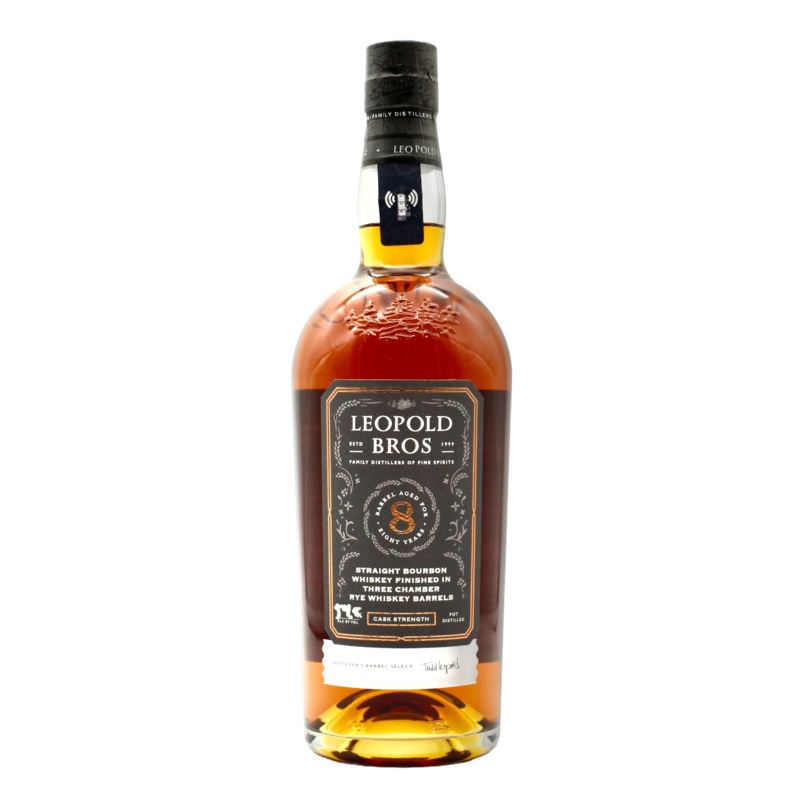Leopold Bourbon 8 Year Cask Strength 750ml