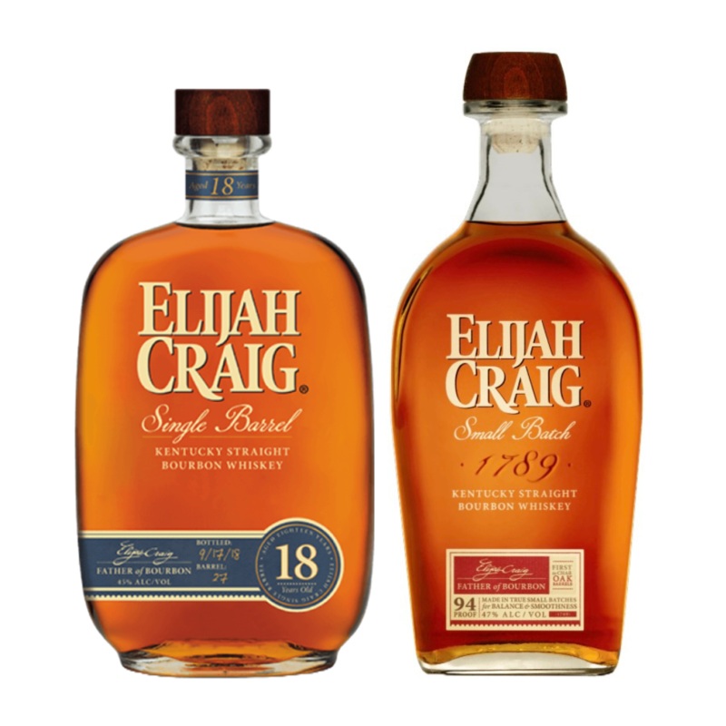 Elijah Craig 18yr Bourbon & Elijah Craig Small Batch (2x750ml) [Limited Combo]