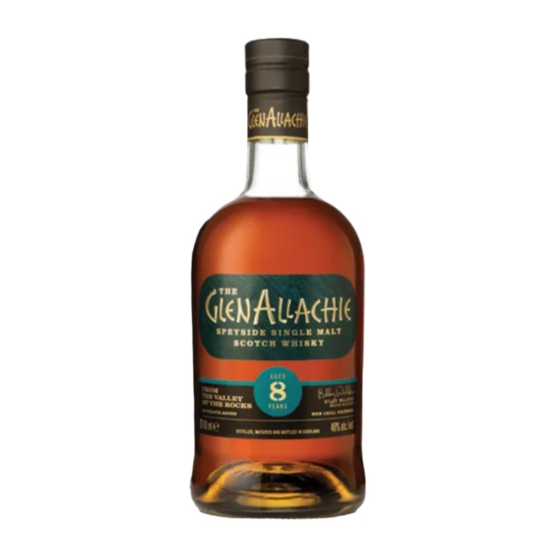 Glenallachie 8 Years Aged Speyside Single Malt Scotch Whiskey 700ml