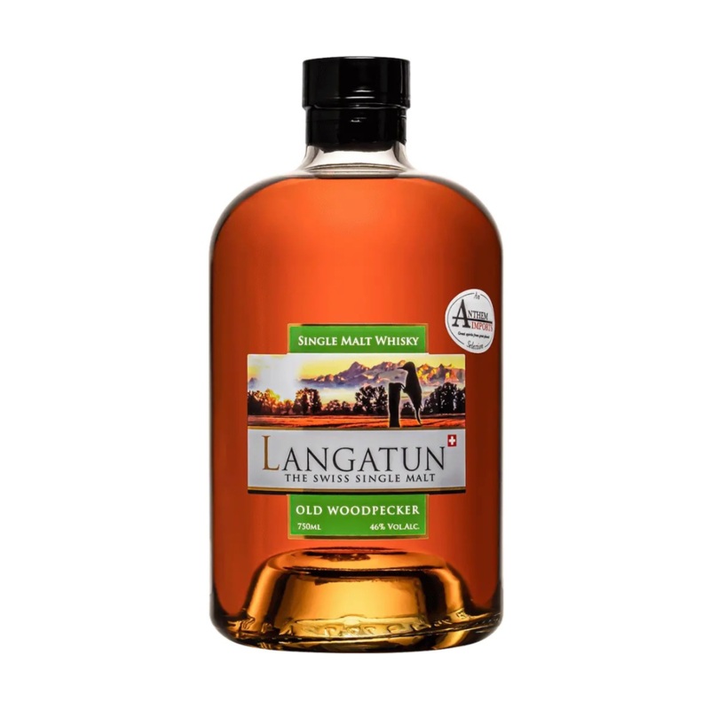 Langatun Old Woodpecker Organic Swiss Single Malt Whisky 750ml
