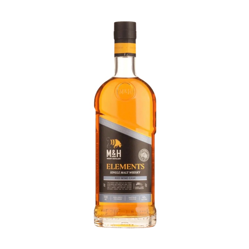 M&H Distillery Elements Red Wine Cask Single Malt Whisky 750ml