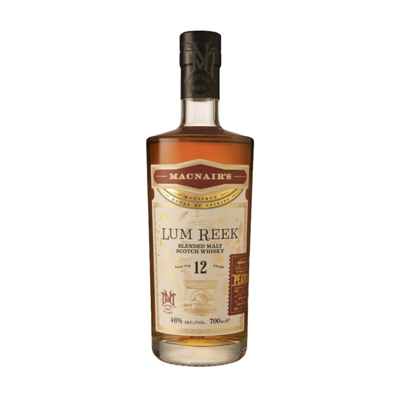 Macnair's 12 Year Old Lum Reek Small Batch Peated Blended Malt Scotch Whisky 700ml