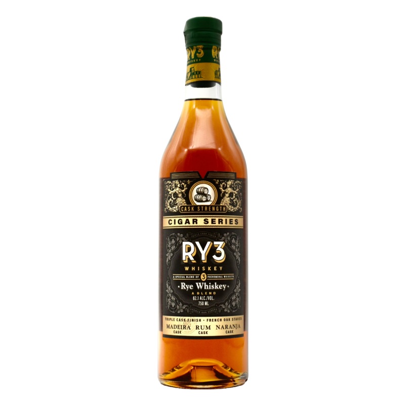 Ry3 Whiskey Cigar Series Cask Strength 750ml