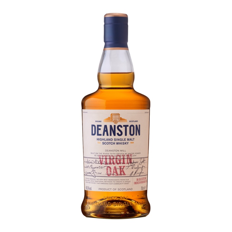Deanston Single Malt Scotch Whisky Finished In Virgin Oak 750ml