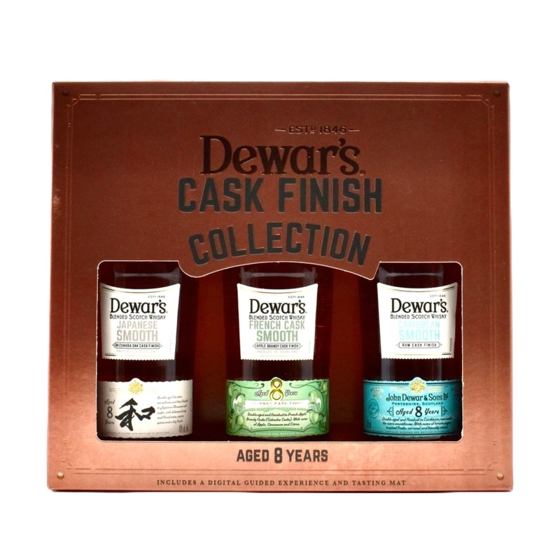 Dewar's Discover Cask Finish Collection Blended Scotch Whisky (3x375ml)