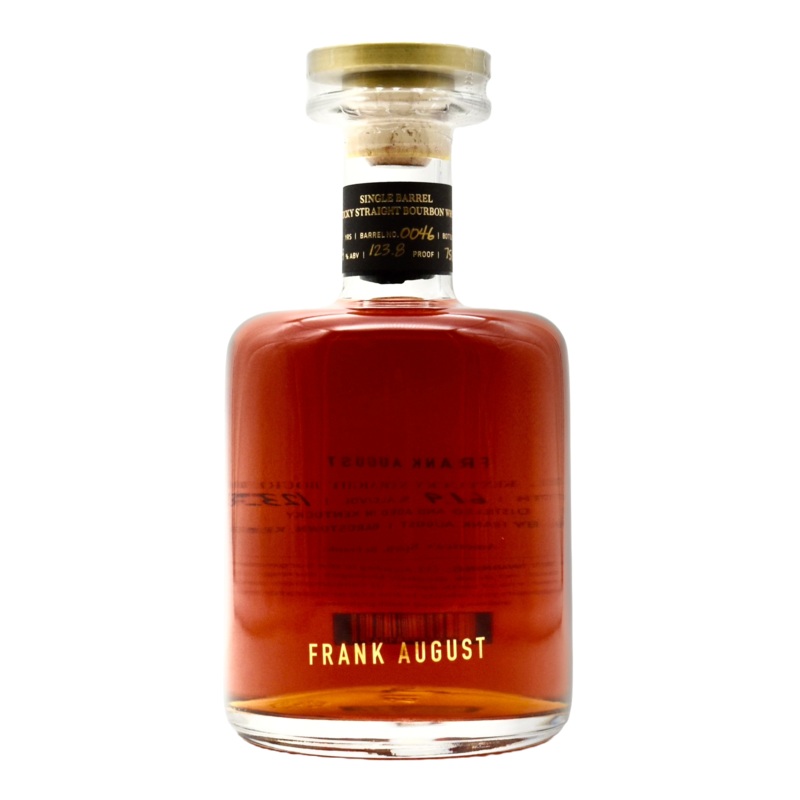 Frank August Bourbon 7 Year Single Barrel 750ml