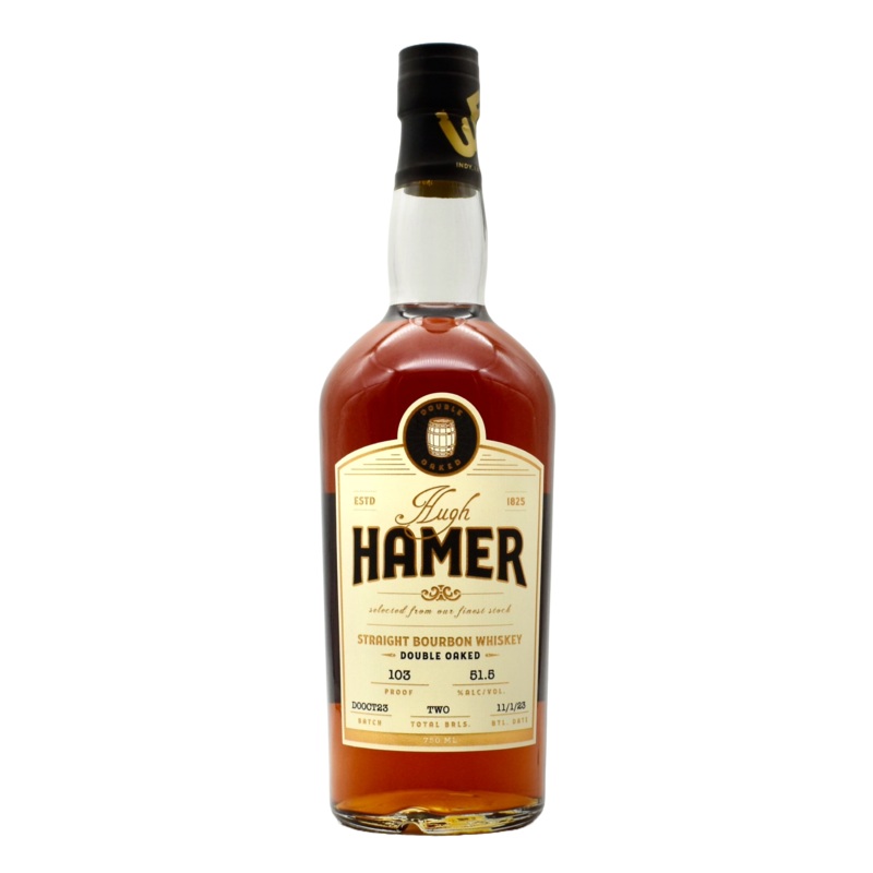 Hugh Hamer Double Oaked Bourbon 750ml