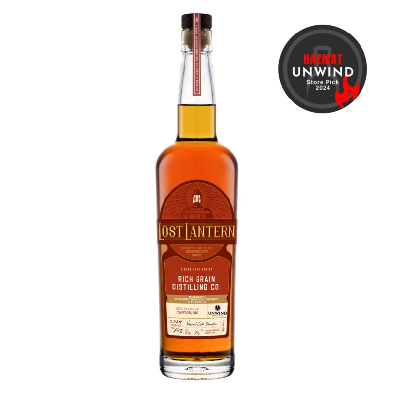 Lost Lantern Bourbon Rich Grain Distilling 750ml (Hazmat: 146pf) [Unwind Store Pick]