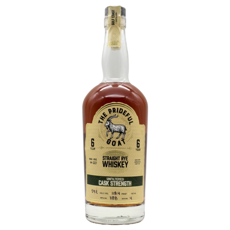 Prideful Goat 6yr Rye Cask Strength 750ml