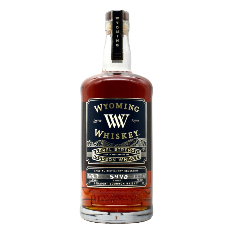 Wyoming Whiskey Barrel Strength Bourbon 750ml