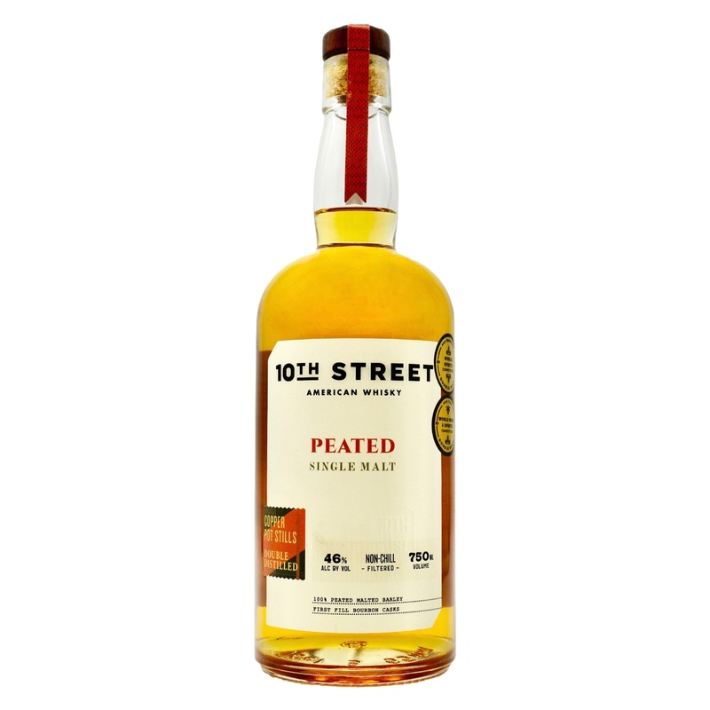 10th Street Whiskey Peated 750ml