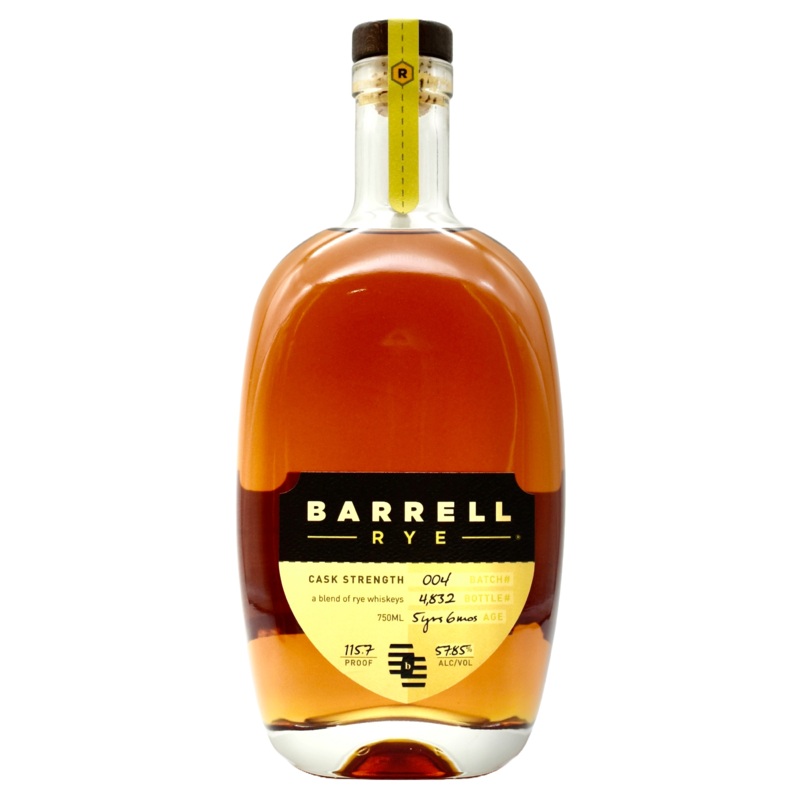 Barrell Rye Batch #004 750ml