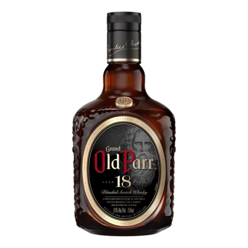 Old Parr Blended Scotch Whisky Deluxe 18 Year 750ml