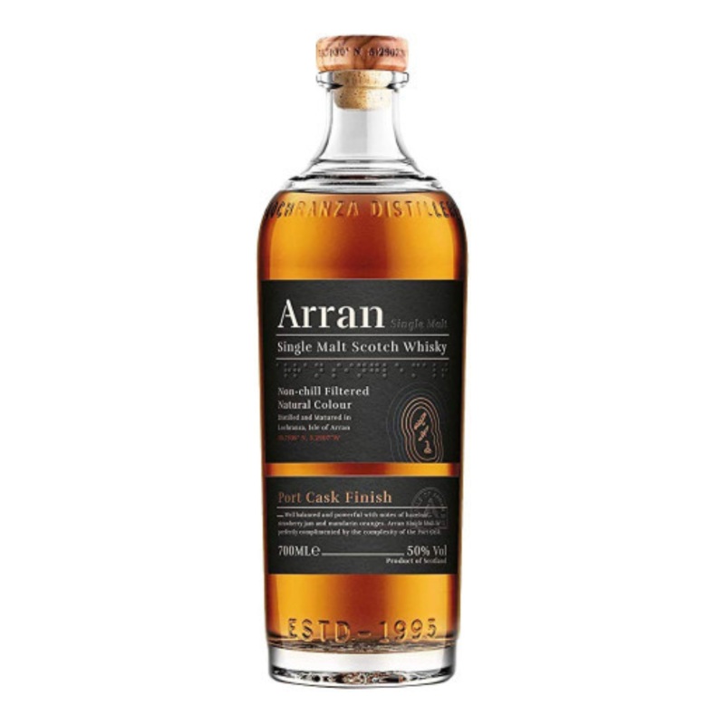 The Arran Malt Single Malt Scotch Whisky The Port Cask Finish 700ml
