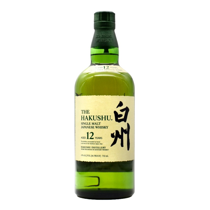 Hakushu 12yr Japanese Whiskey 750ml