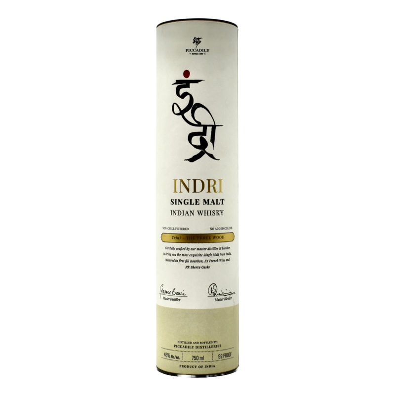 Indri Single Malt Indian Whiskey 750ml