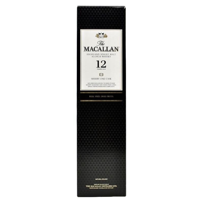 Macallan Scotch Whiskey 12yr Sherry Oak Cask 750ml