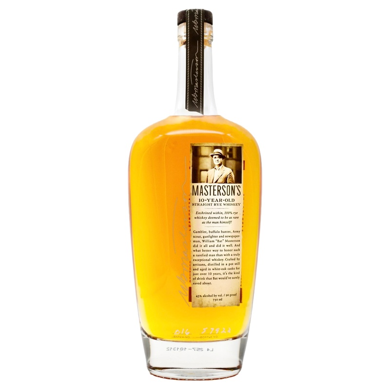 Mastersons Rye Whiskey 10yr 750ml