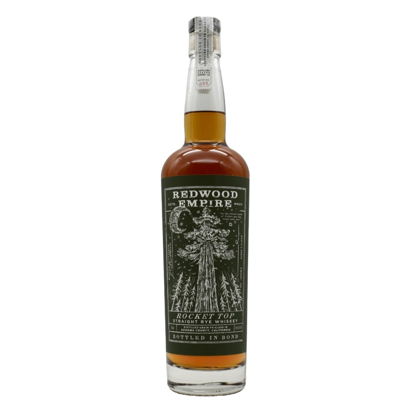 Redwood Empire Rocket Top Rye Whiskey 750ml