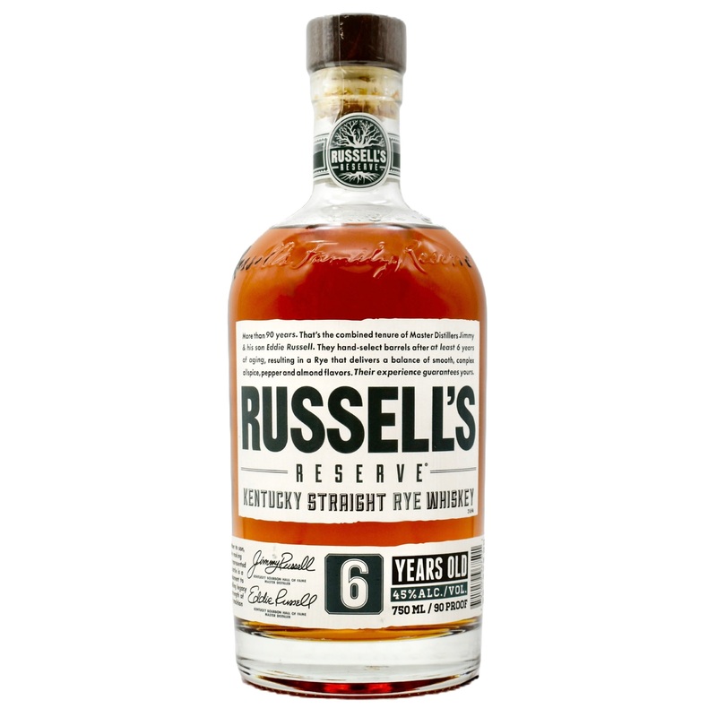Russells Rye Whiskey 6yr 750ml