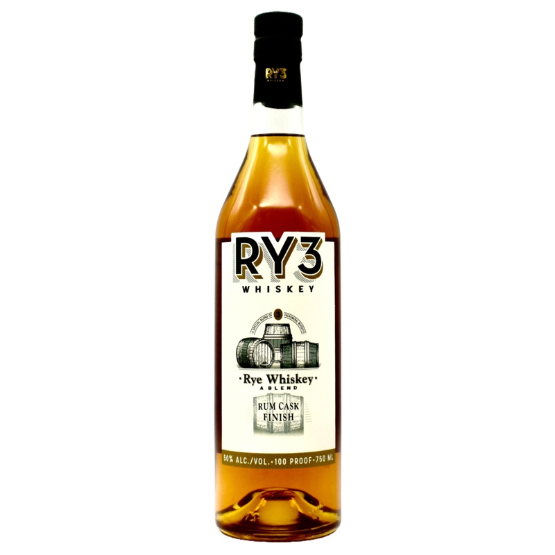 Ry3 Rum Cask Rye Whiskey 750ml