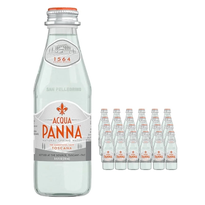 Acqua Panna Still Mineral Water Glass Bottle Multipack, 24 x 250 ml