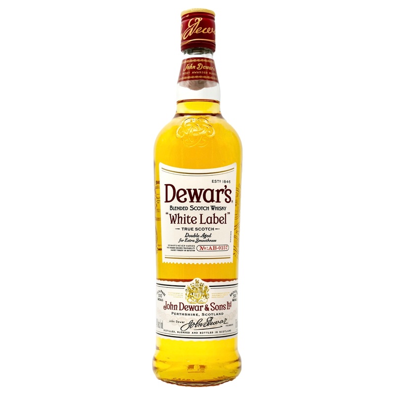Dewars White Scotch Whiskey